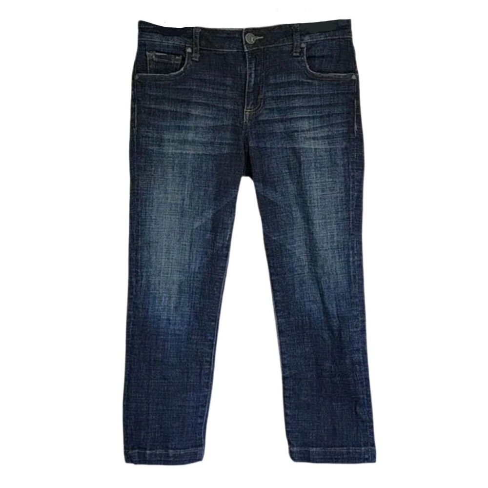 Kut from the Kloth Dark Blue Cropped Women's Jeans
